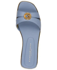 Donna Karan New York Women's Halo Slip-On Flat Sandals