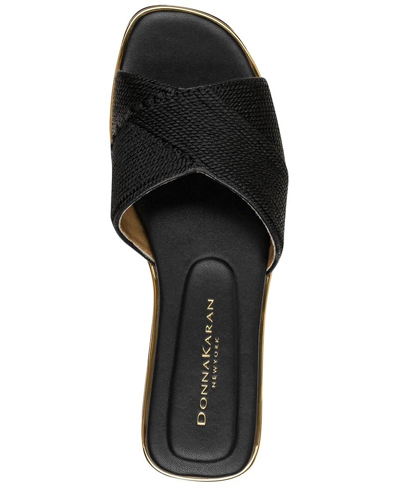 Donna Karan New York Women's Harmony Slip-On Flat Sandals