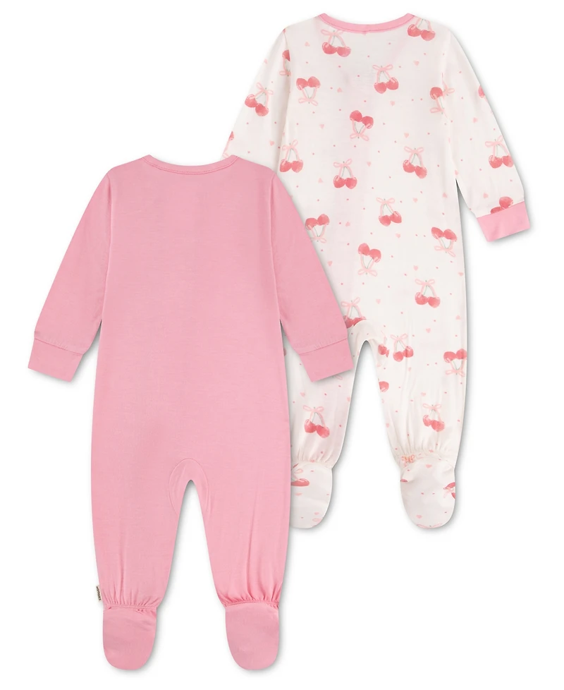 Huggies Baby Girls' Viscose Coverall, 2-Pack