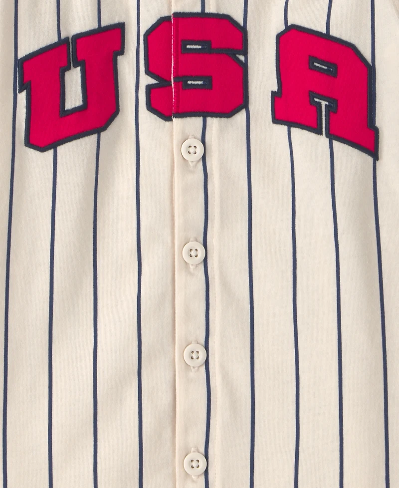 Carter's Boys' 2T-5T Button-Down Usa Jersey
