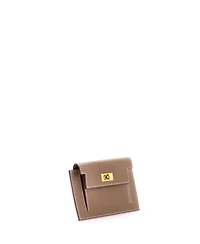 Pre-Owned Hermes Kelly Pocket Compact Wallet Epsom