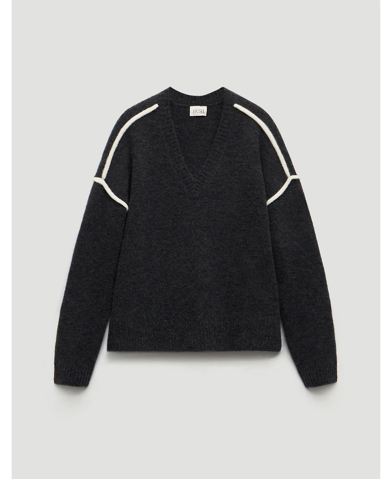 Hush Women's Billie Wool Blend V Neck Sweater