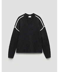 Hush Women's Billie Wool Blend V Neck Sweater