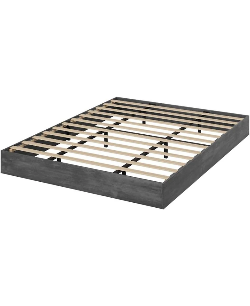 gaomon Wood Platform Bed Frame, Wooden Frame Without Headboard, Slat Support, No Box Spring Needed