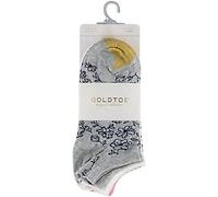 Gold Toe Women's Casual No Magnolia Liner Socks, 6-Pack