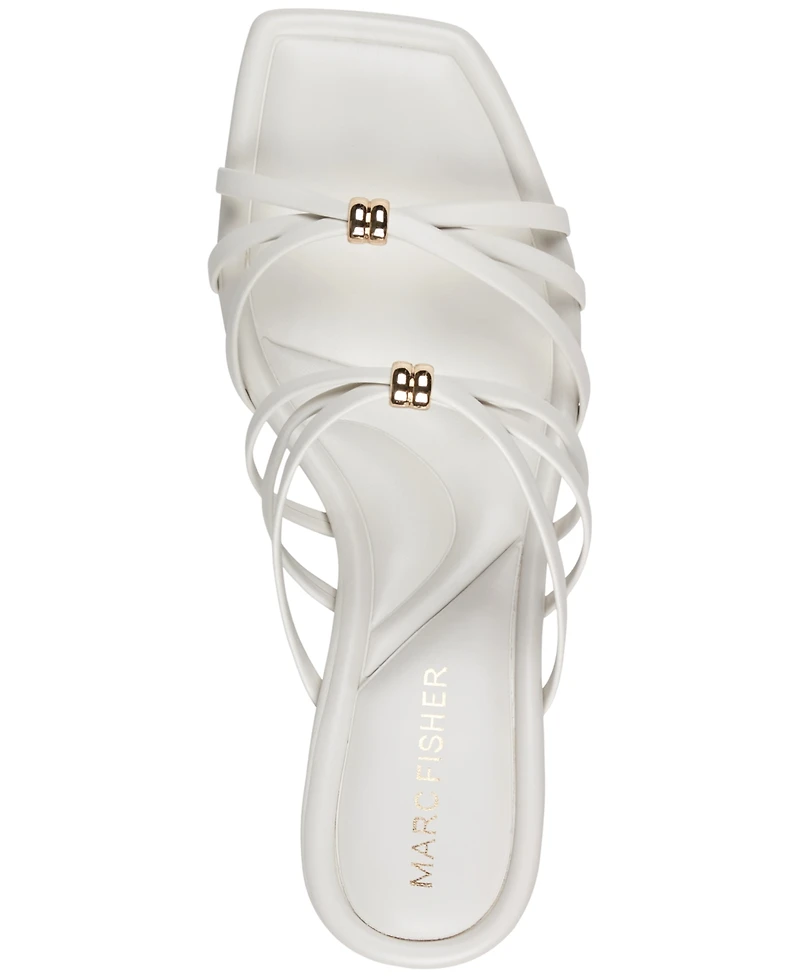 Marc Fisher Women's Gabber Strappy Block Heel Dress Sandals