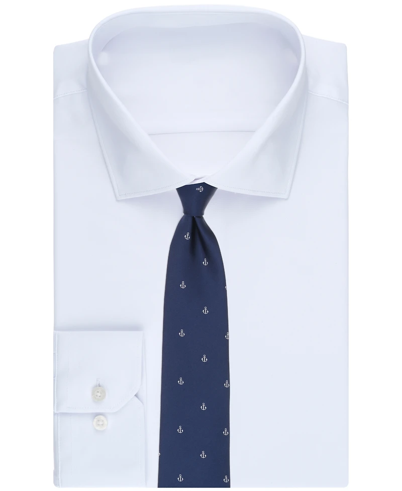 B by Brooks Brothers Men's Anchor Pattern Classic Tie