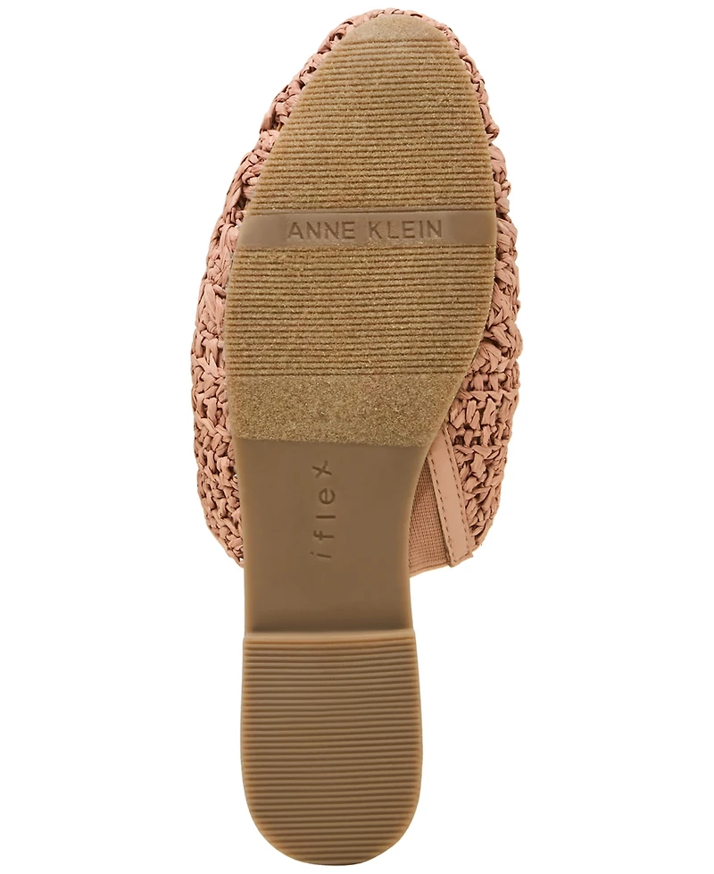 Anne Klein Women's Flat Heel Mules Flats