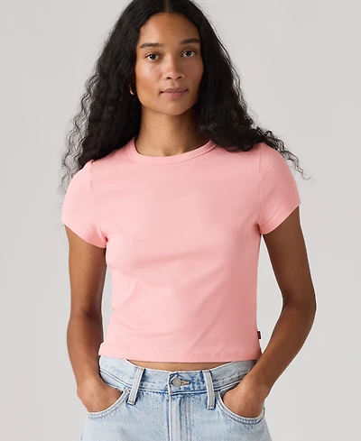 Levi's Women's Short-Sleeve Cropped Top