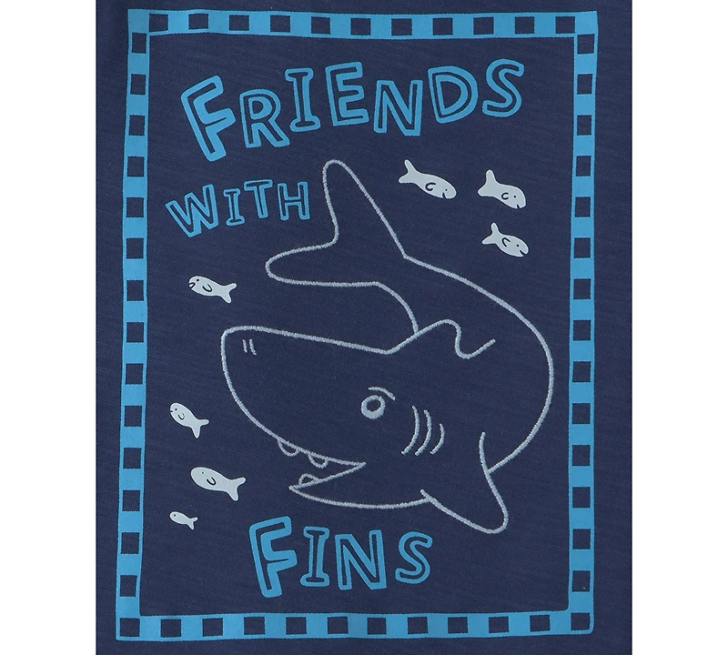 Carter's Boys' 2T-5T Shark Tank Top & Short, 2-Piece Set