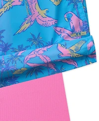 Chubbies Boys' 7-20 The Great Pink Sharks Flock Parties Swim Trunk
