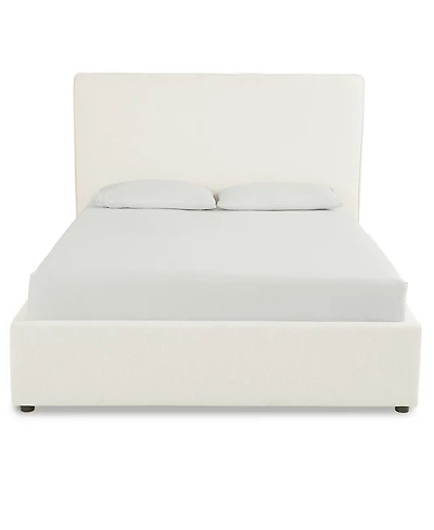 Marcel 86" Upholstered Flanged Seam King Bed
