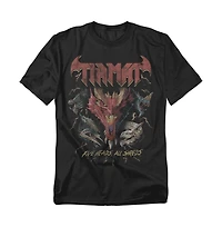 D&D Men's Dungeons And Dragons Tiamat 5 Heads Dragon T-Shirt