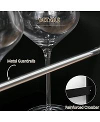 Homcom Modern Bar Table Counter Height Dining Table with 3-Tier Storage Shelves