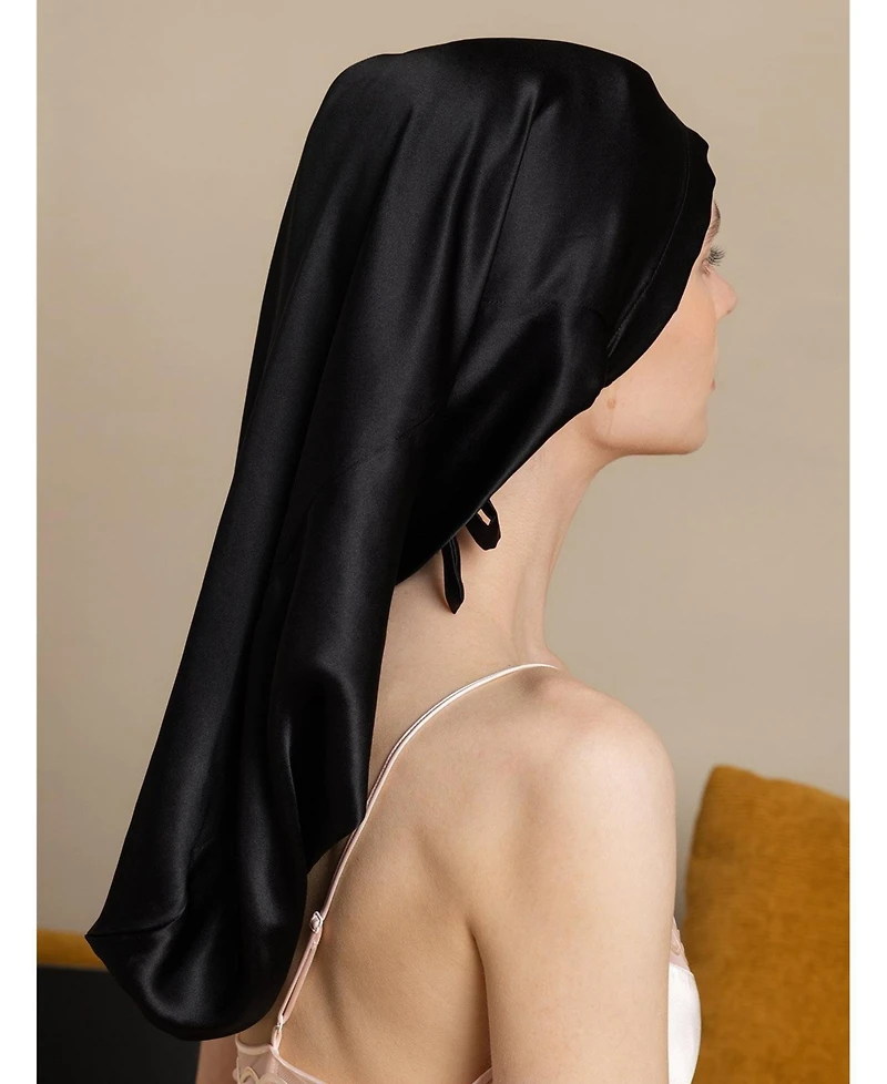 Silksilky Pure Silk Elegant Long Bonnet