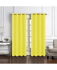 Rt Designers Collection 100% Polyester 140 Gsm Sedona Jacquard Grommet Curtain Panel