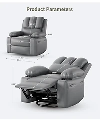 gaomon Oversized Recliner Chairs with Heat and Massage
