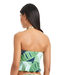 Sanctuary Women's Summer Breeze Convertible Ruffle Tankini Top