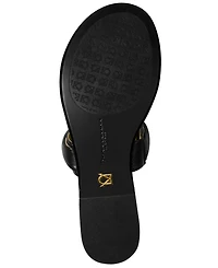 Donna Karan New York Women's Velvet Flat Thong Sandals