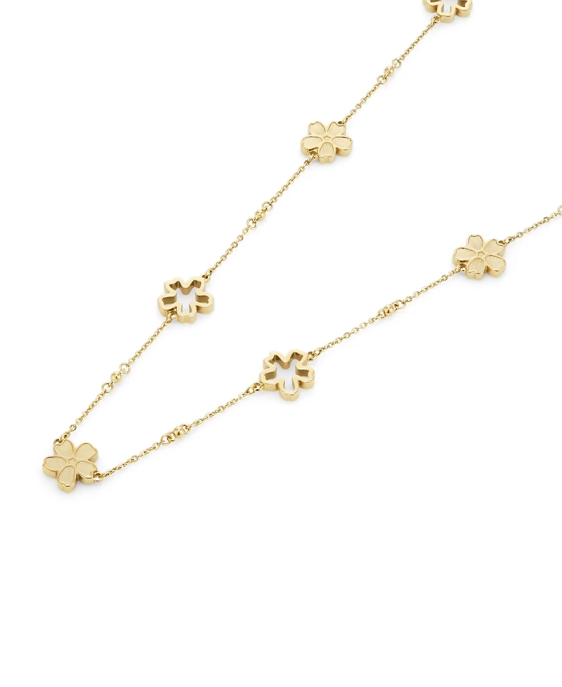 Olivia Burton Women's Forget Me Not Gold Tone Stainless Steel Necklace