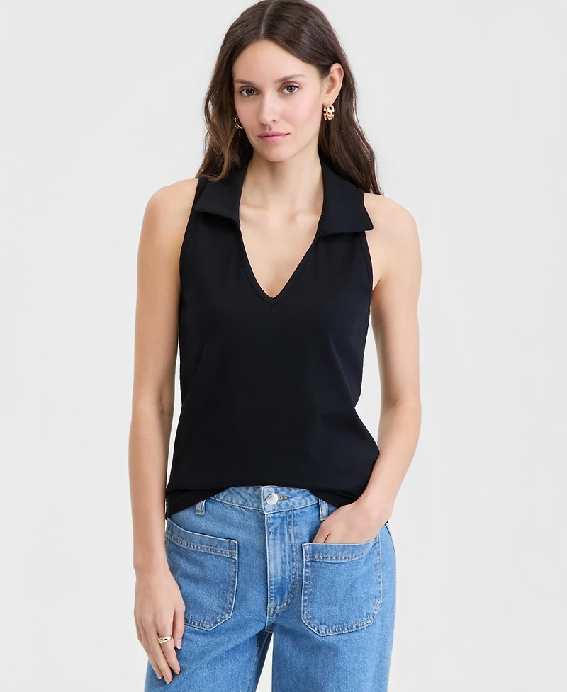 On 34th Women's Racerback Polo Tank Top, Macy's Exclusive