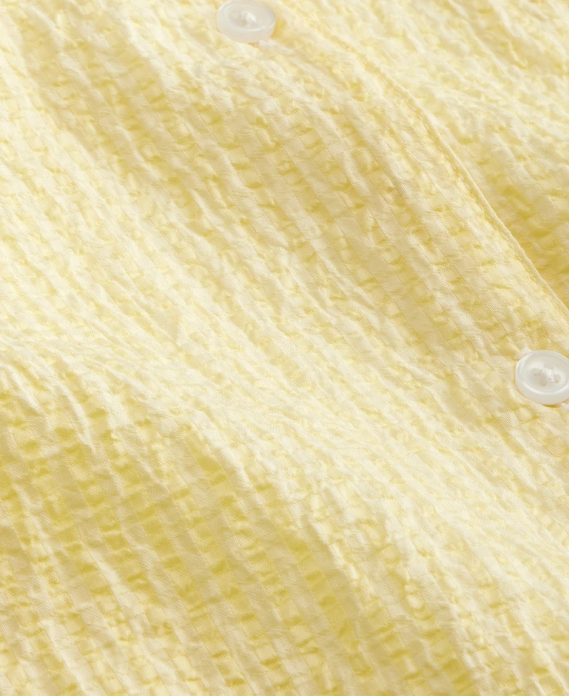 On 34th Women's Long-Sleeve Seersucker Shirt, Macy's Exclusive