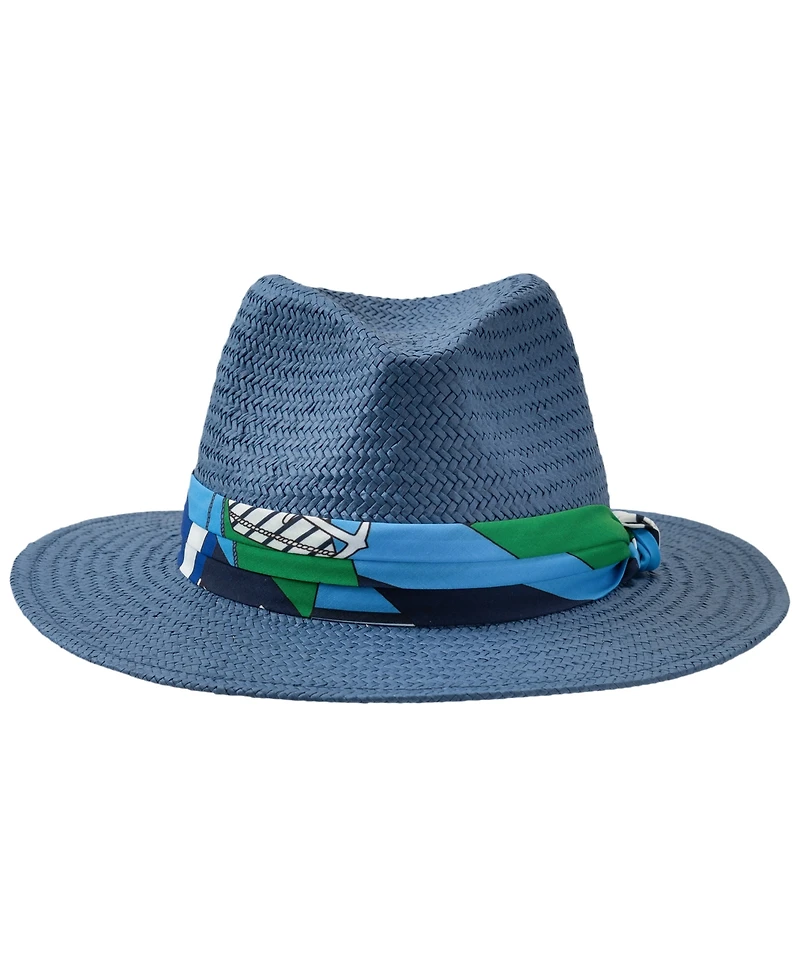 Lauren Ralph Lauren Printed Band Fedora Hat