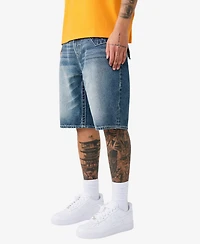 True Religion Men's Bobby Baggy Big T-Flap Jimmy Shorts