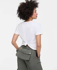 Women's Graphic-Print Cropped T-Shirt, Macy's Exclusive- Molly Rogers Capsule Collection