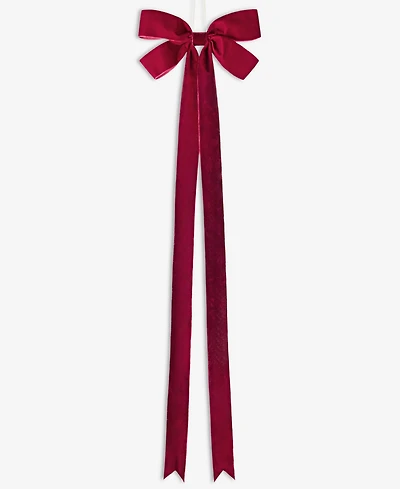Holiday Lane Holiday Toile Fabric Bow Ornament, Macy's Exclusive