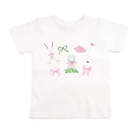 Sweet Wink Girls Golf Icon Short Sleeve T-Shirt