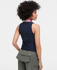 Women's Tie-Detail Vest, Macy's Exclusive- Molly Rogers Capsule Collection