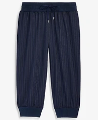 Women's Pinstripe Drawstring Jogger Pants, Macy's Exclusive- Molly Rogers Capsule Collection