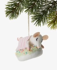 Holiday Lane Nutcracker Sweets Mouse on Donut Ornament, Macy's Exclusive