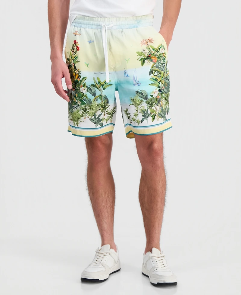 Guess Men's Charm Sunset Riviera Shorts