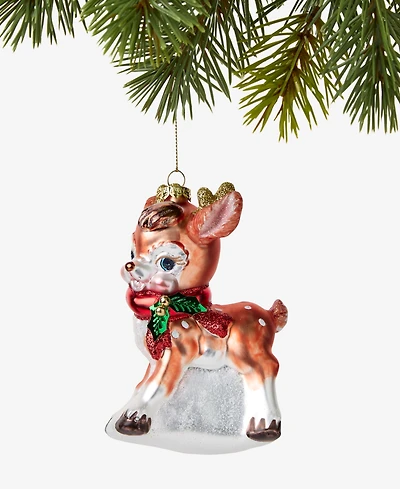 Holiday Lane Merry Magic Reindeer Ornament, Macy's Exclusive
