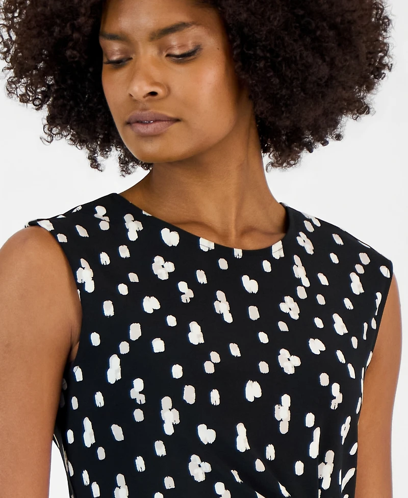 Kasper Women's Sleeveless Side-Tie Top