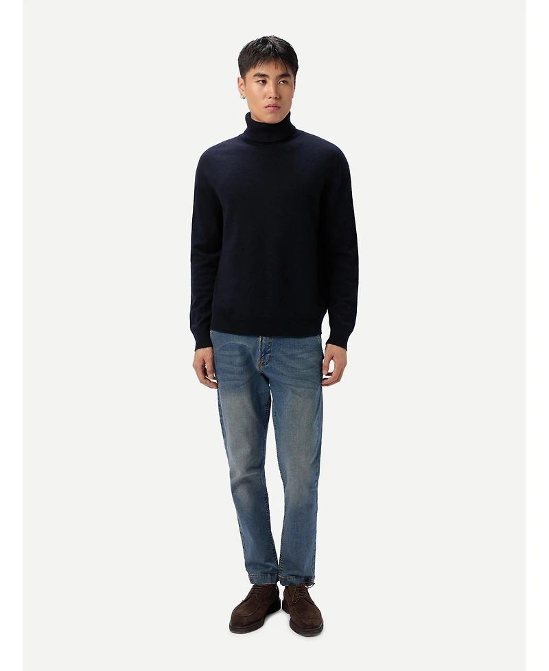 Gobi Cashmere Men's Timeless Turtleneck Sweater