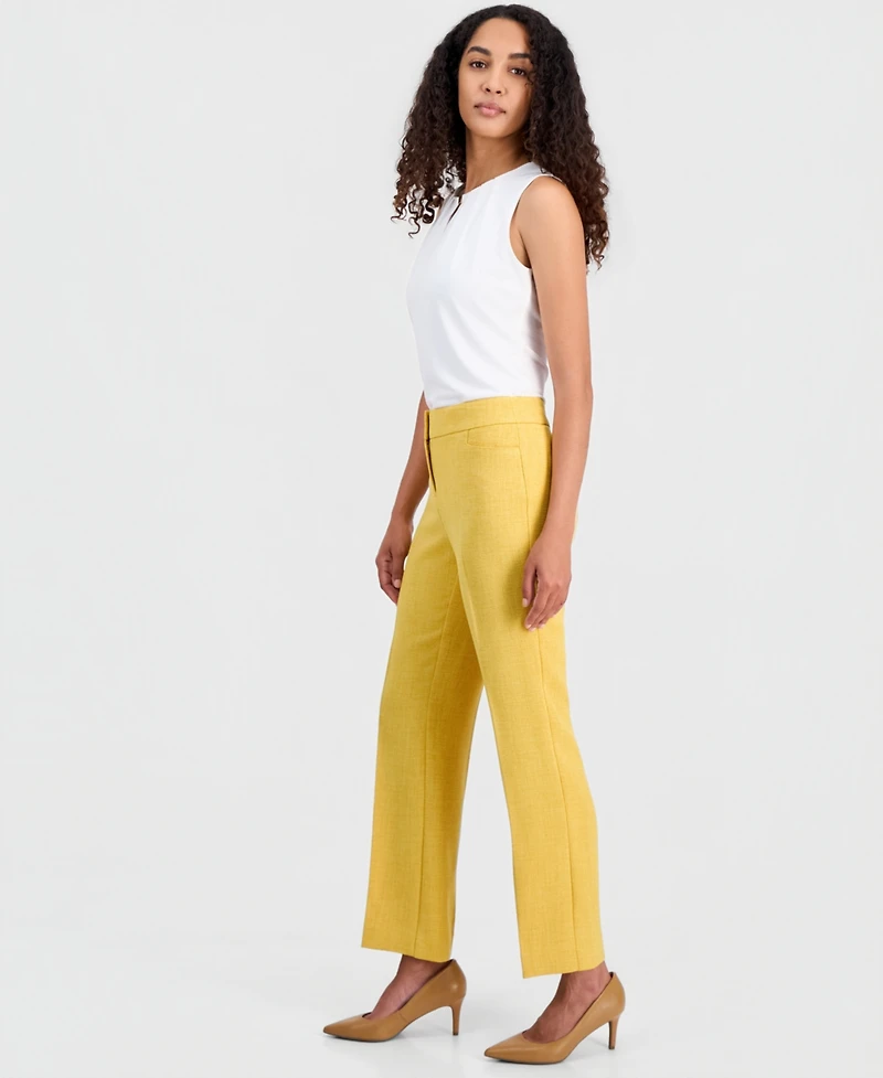 Kasper Petite Mid-Rise Front Pocket Trouser Pants