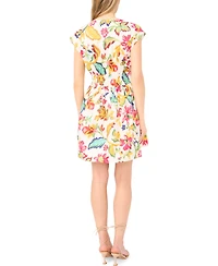 CeCe Women's V-Neck Multi Tie Mini Dress