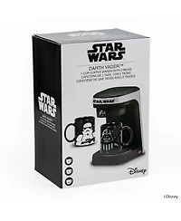 Uncanny Brands Star Wars Darth Vader and Stormtrooper Single Cup Coffee Maker Gift Set with 2 Mugs - Kitchen Appliance