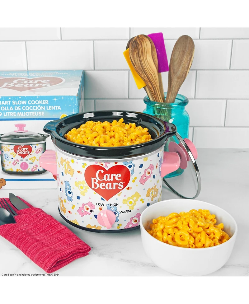 Uncanny Brands Care Bears 2qt Slow Cooker - Cook With Your Favorite Care Bear Characters