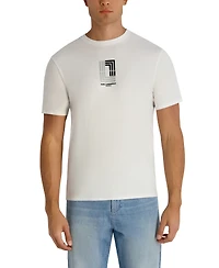 Karl Lagerfeld Paris Men's Regular-Fit Round Neck T-Shirt