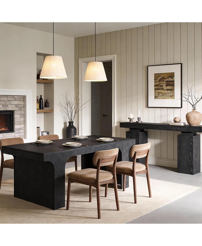 Tribesigns Large Dining Table for 6-8 People, 70.9" Long Wooden Kitchen Dinner Table