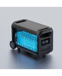 Mondawe 614Wh-1000W Portable Power Station with Bidirectional Fast Ac Charging