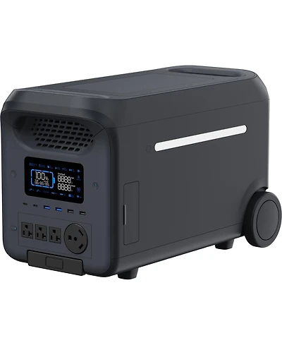 Mondawe 614Wh-1000W Portable Power Station with Bidirectional Fast Ac Charging