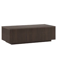 Hudson & Canal Reyes 48" Wide Rectangular Fluted Coffee Table