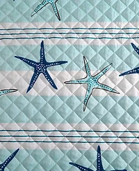 Avanti Starfish Stripe Reversible 2-Pc. Quilt Set, Twin