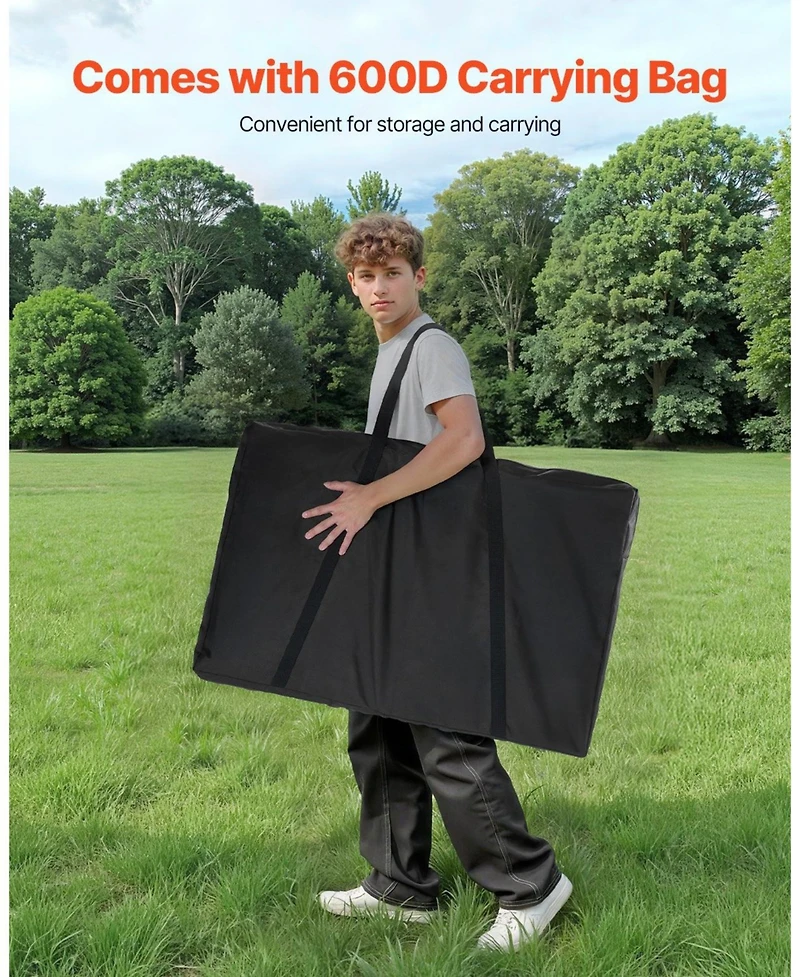 Mecale Cornhole Set, 3x2 ft Mdf Wood Toss Game Boards with 8 Bean Bags and Carrying Case for Indoor and Outdoor Play