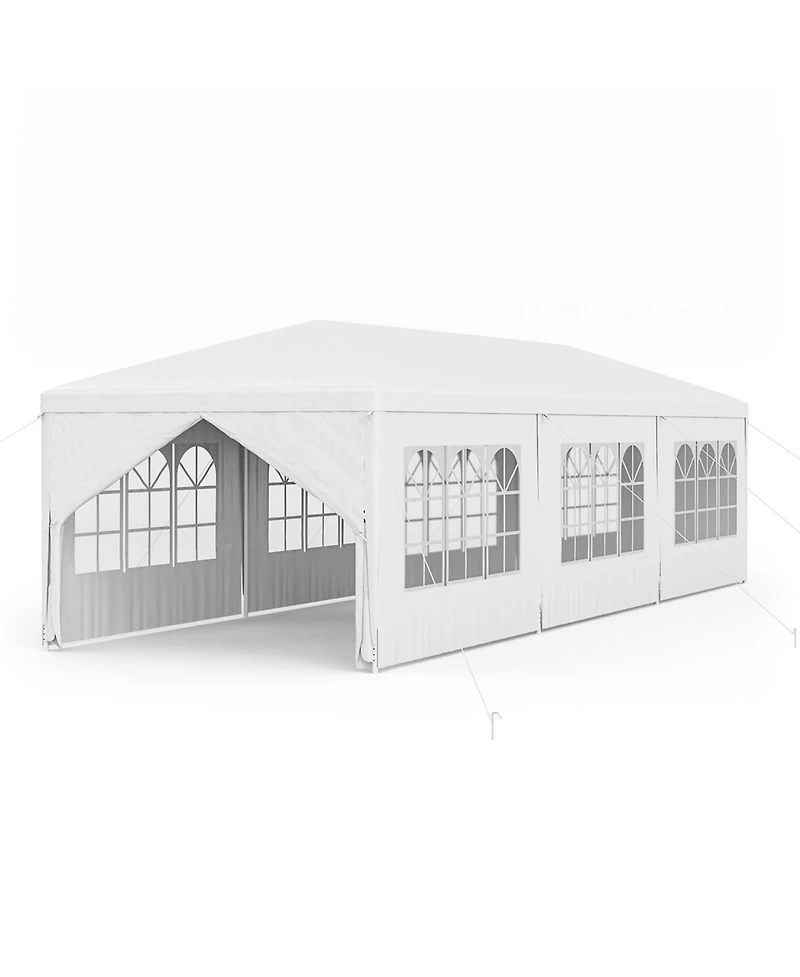 10'x30'Heavy duty Gazebo Canopy Outdoor Party Wedding Tent